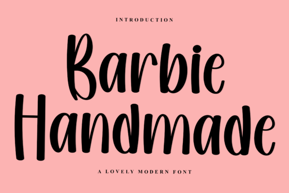 Barbie Handmade Font Review for Creative Branding