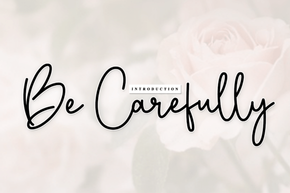 Be Carefully Typeface for Modern Web Design