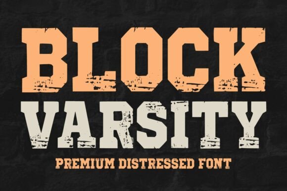 Block Varsity: A Bold Slab Serif Typeface for Editorial Impact