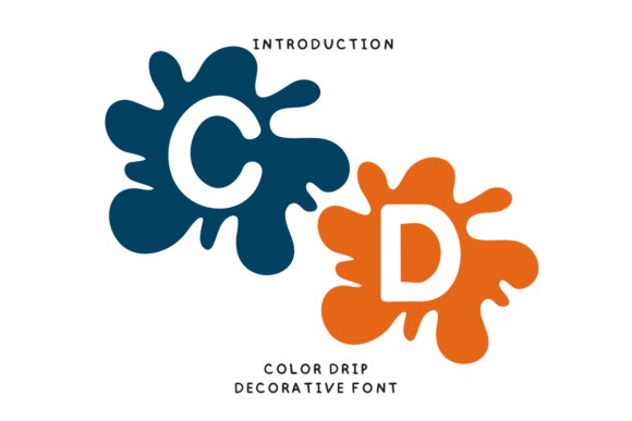 Color Drip: A Decorative Font for Bold Branding