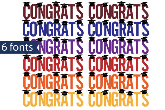Congrats Color: A Festive Display Font for Web Design