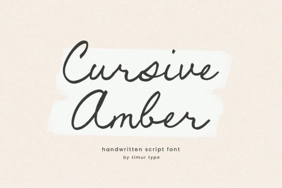 Cursive Amber Typeface Review for Brand Designers