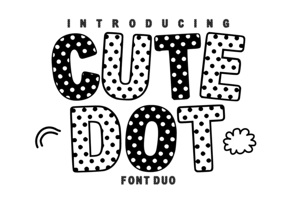 Cute Dot Duo: A Playful Typeface for Editorial Joy