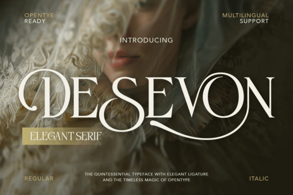 Desevon: The Elegant Serif Font for Makers