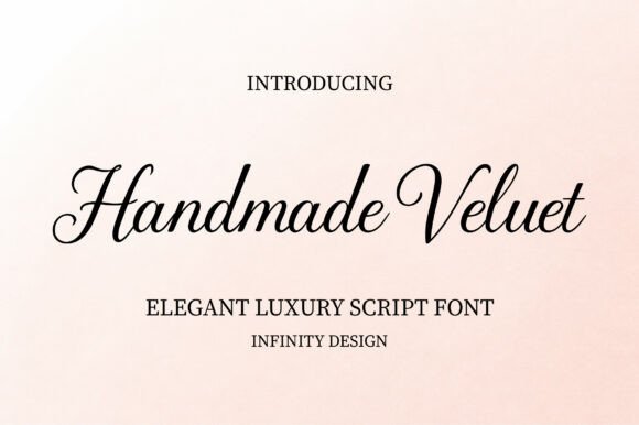 Handmade Velvet: A Luxury Script Font Review
