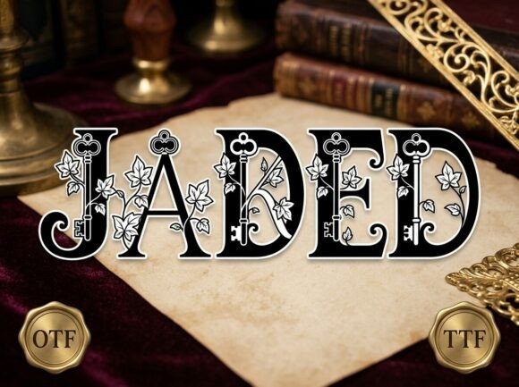 Jaded: A Victorian Display Typeface for Modern Web Design