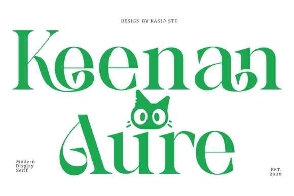 Keenan Aure: The Modern Serif Font for Your Brand
