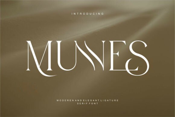 Munnes Serif Font for Professional Branding