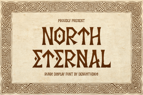 North Eternal: A Bold Blackletter Typeface for Web Design