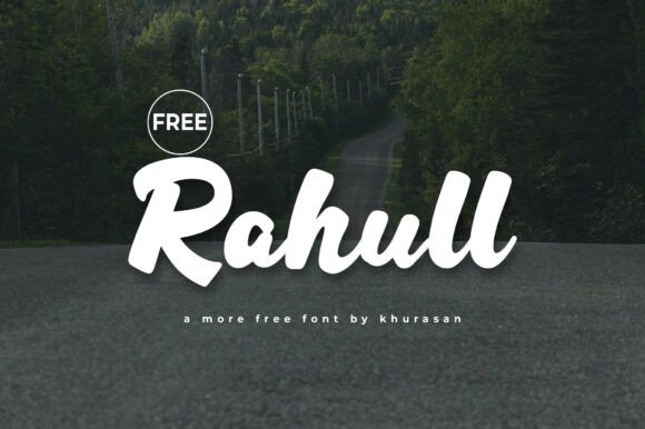Rahull: A Modern Handwritten Script Font for Bold Branding