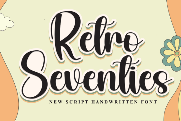 Retro Seventies Font for Crafters and Sellers
