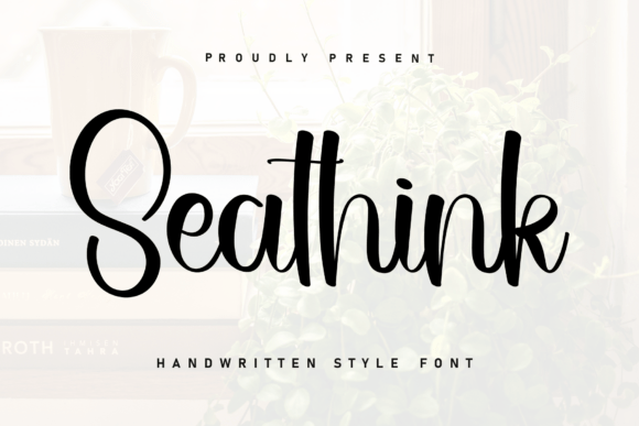 Seathink Font for Handmade Branding