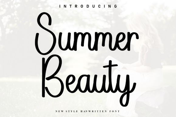 Summer Beauty: A Marker-Style Font for Makers