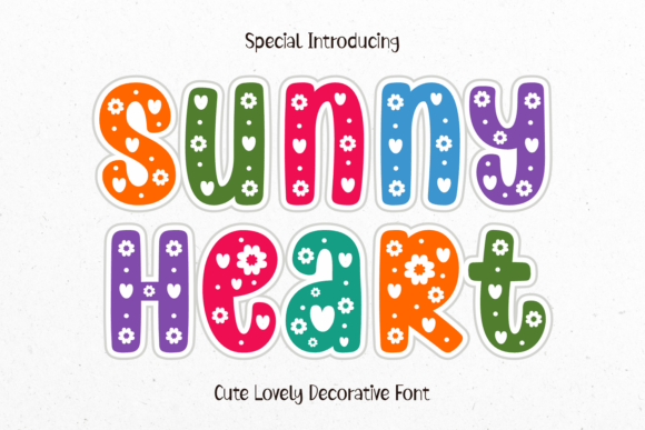 Sunny Heart Font for Small Business Branding