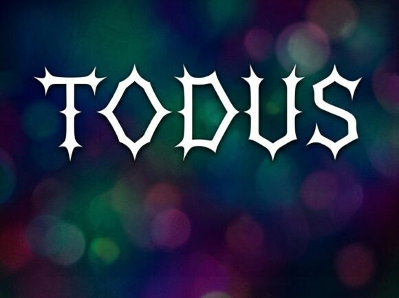 Todus: The Decorative Display Font for Crafters