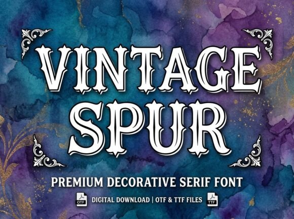 Vintage Spur: A Timeless Display Typeface