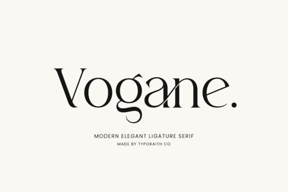 Vogane Typeface: Elevating Modern Brand Identity