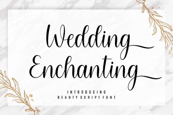 Wedding Enchanting Font for Digital Branding