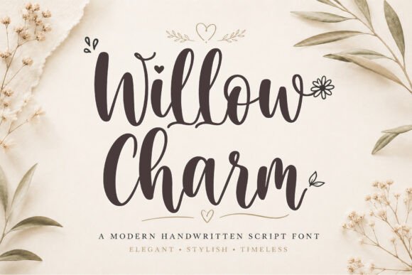 Willow Charm Font for Elegant Branding